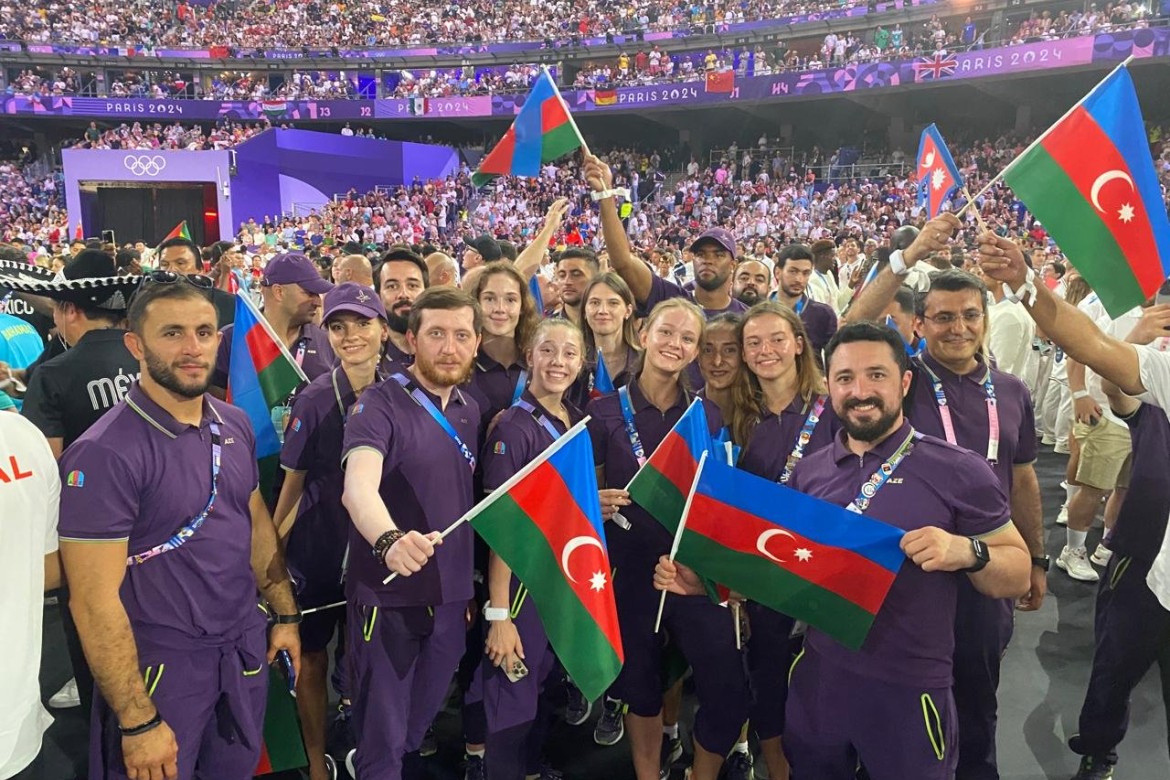 Paris-2024: Azərbaycan bağlanış mərasimində paraddan keçib