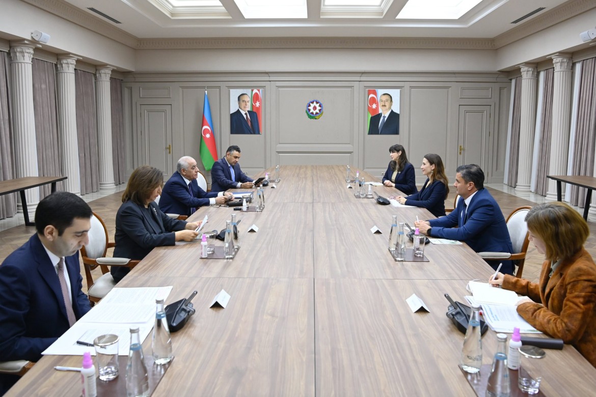 Baş nazir Əli Əsədov UNICEF-in Avropa və Mərkəzi Asiya üzrə regional direktoru ilə görüşüb