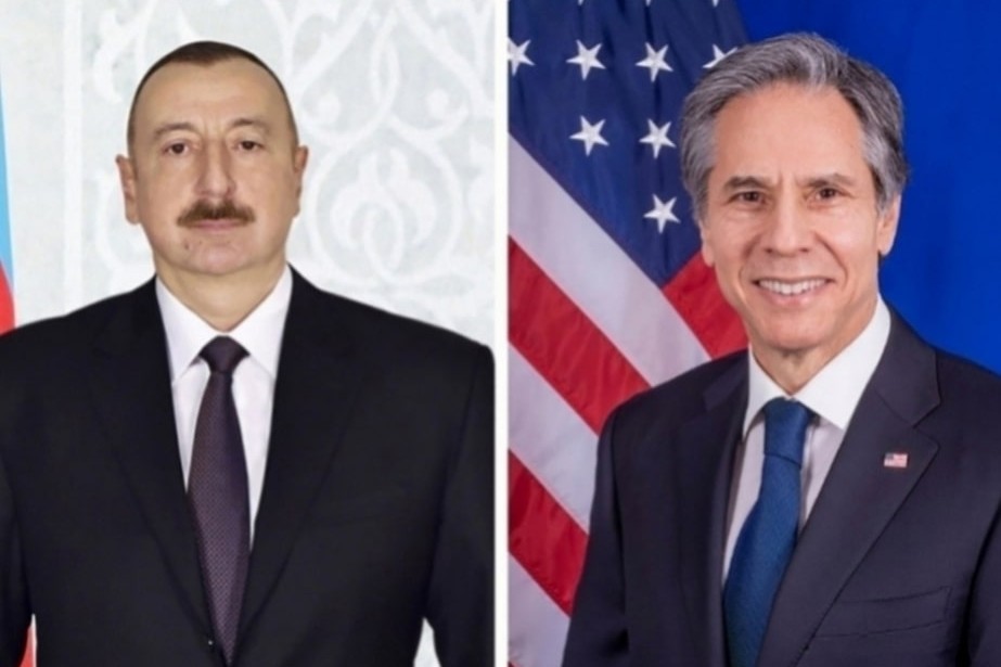 Antoni Blinken Prezident İlham Əliyevə zəng edib