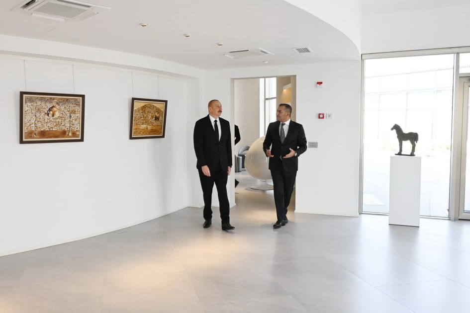 Prezident İlham Əliyev Palçıq Vulkanları Turizm Kompleksinin açılışında iştirak edib