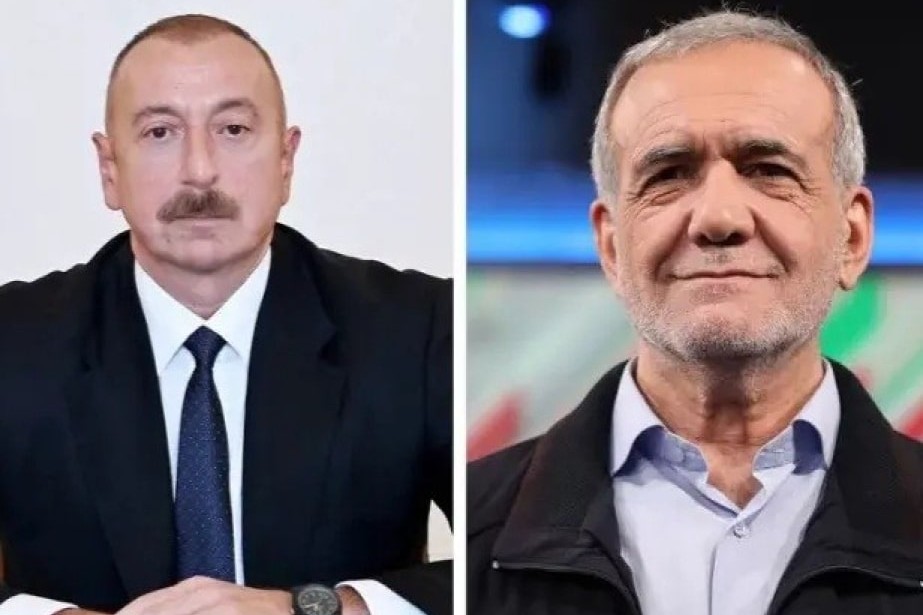 Prezident İlham Əliyev Məsud Pezeşkiana zəng edib