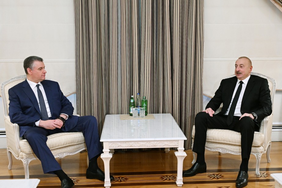 Prezident İlham Əliyev Rusiya Dövlət Dumasında Rusiya Liberal Demokrat Partiyası fraksiyasının rəhbərini qəbul edib