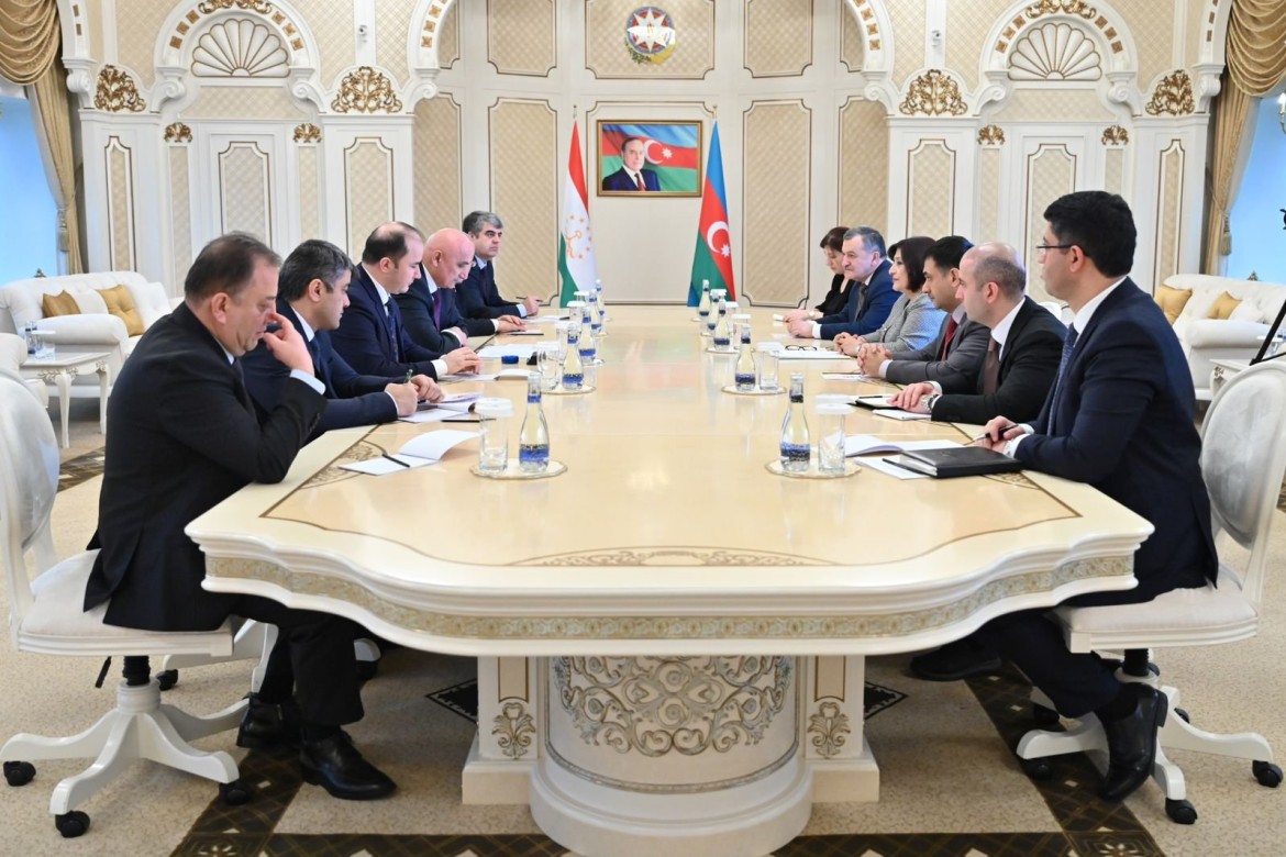 Milli Məclisin sədri Tacikistan Ali Məclisinin Nümayəndələr Palatasının sədri ilə görüşüb