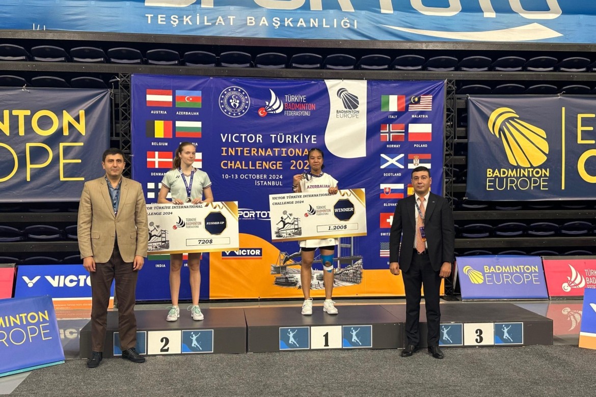 Azərbaycan badmintonçusu Türkiyədə qızıl qazanıb