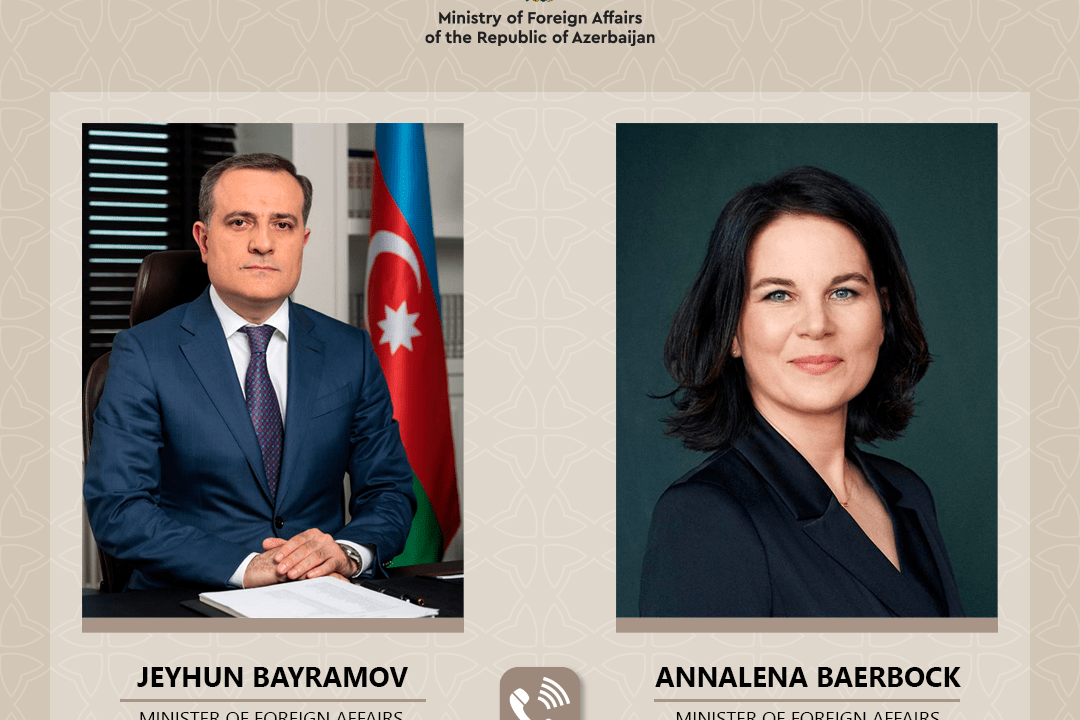 Ceyhun Bayramov Almaniya xarici işlər naziri ilə telefonla danışıb
