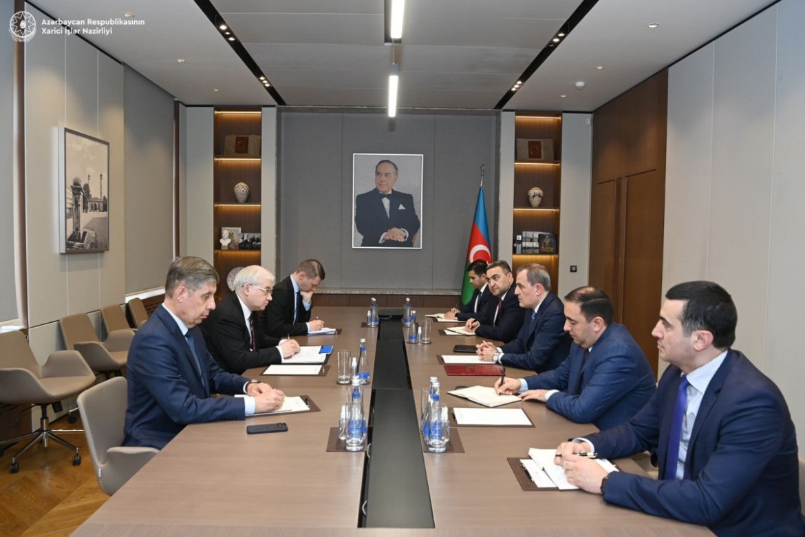 Ceyhun Bayramov Rusiya XİN-in Azərbaycan-Ermənistan münasibətlərinin normallaşdırılması üzrə xüsusi nümayəndəsini qəbul edib