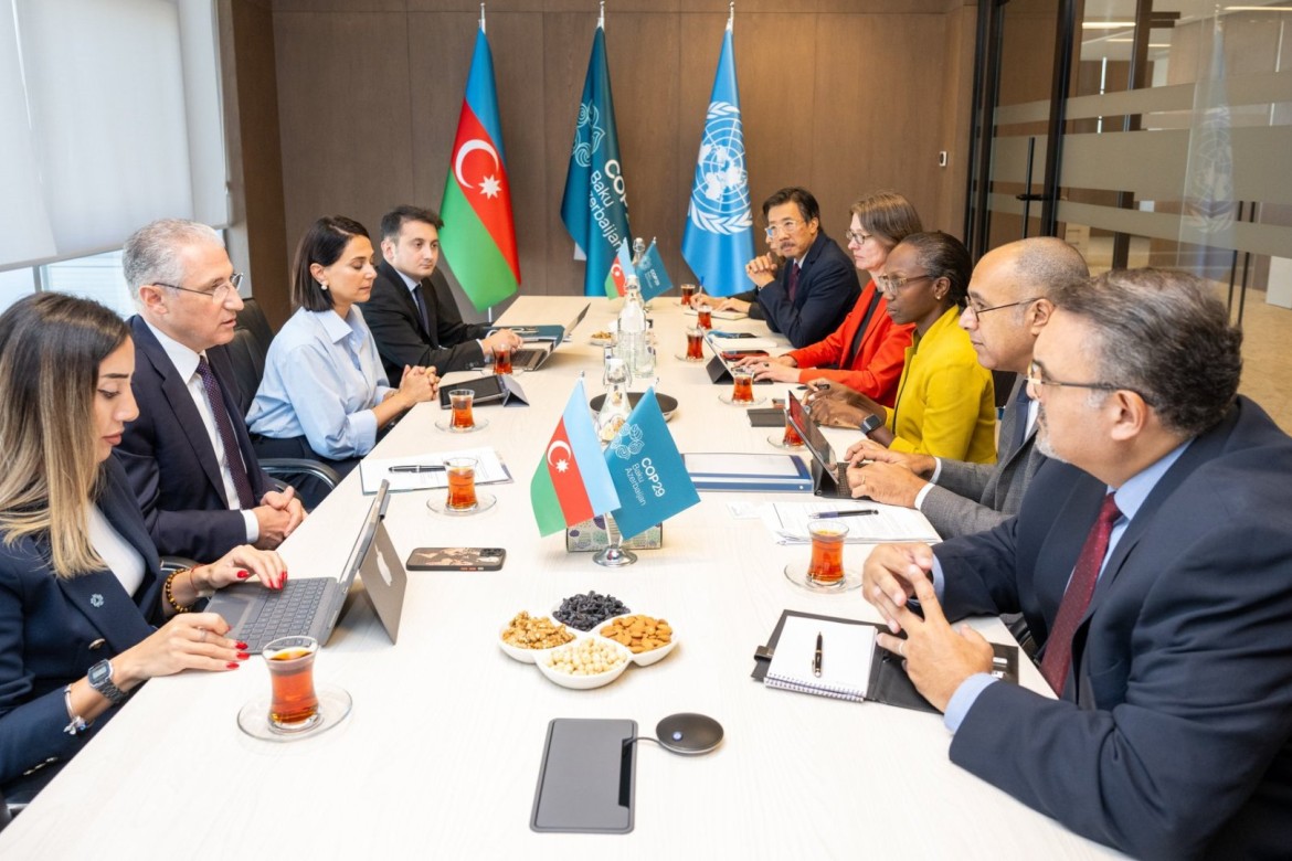 COP29 direktoru Dünya Bankının nümayəndələri ilə görüşüb