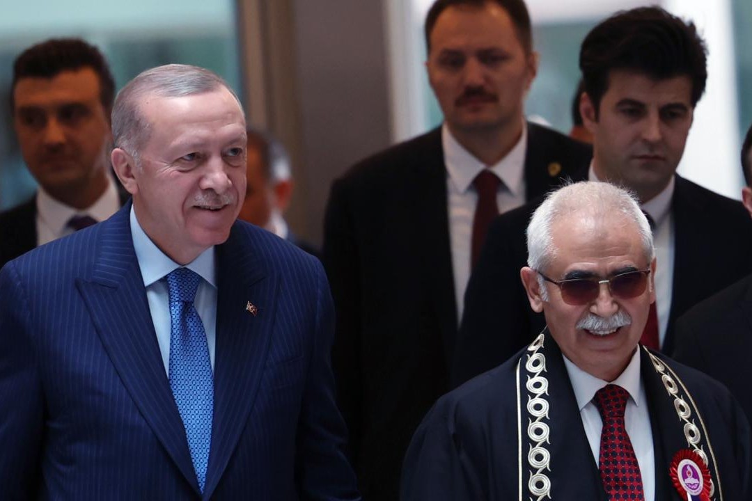 Ərdoğan Türkiyə Konstitusiya Məhkəməsində keçirilən mərasimdə iştirak edib