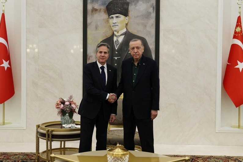 Ərdoğan Antoni Blinkeni qəbul edib