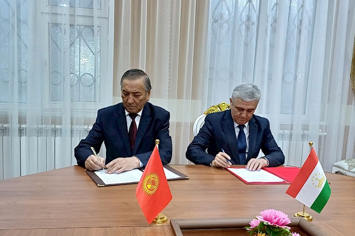 Qırğızıstan-Tacikistan dövlət sərhədi xəttinin daha 1,11 km-lik hissəsinə qərar verilib