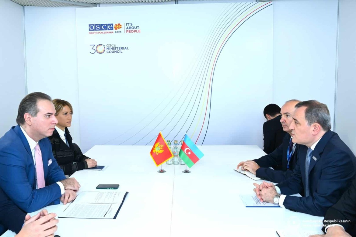 Ceyhun Bayramov Monteneqronun xarici işlər naziri ilə görüşüb 