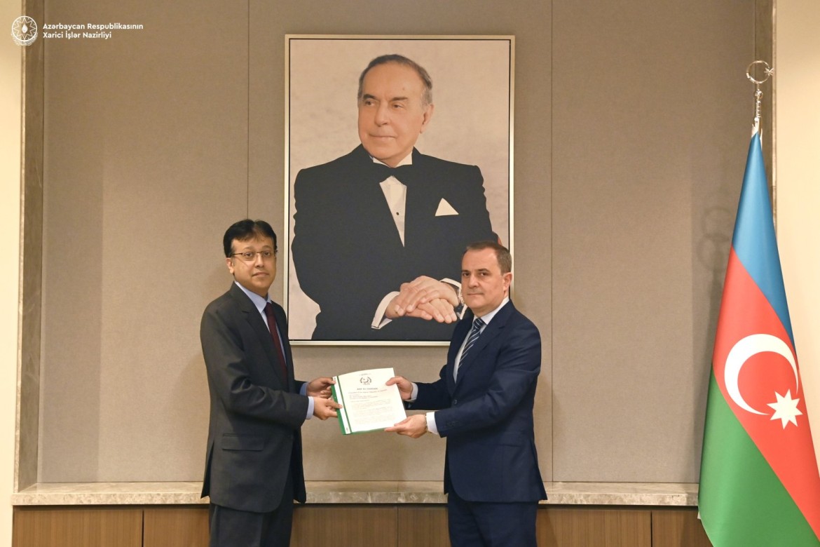 Ceyhun Bayramov Pakistanın Azərbaycana yeni səfirini qəbul edib