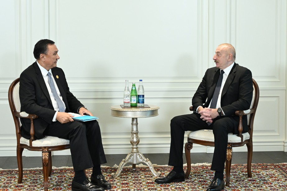 Prezident İlham Əliyev Şuşada Türk Dövlətləri Təşkilatının Baş katibini qəbul edib
