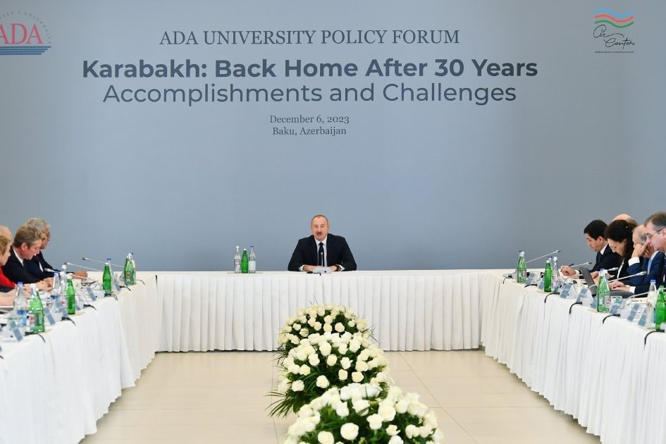 Prezident İlham Əliyev: Müharibədən sonra Qarabağa minaların necə daşınması ilə bağlı sual açıq qalır