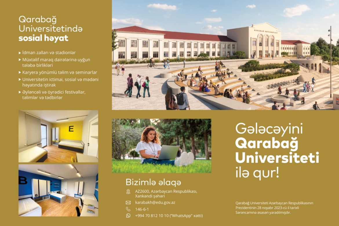 Qarabağ Universitetinin bukleti hazırlanıb