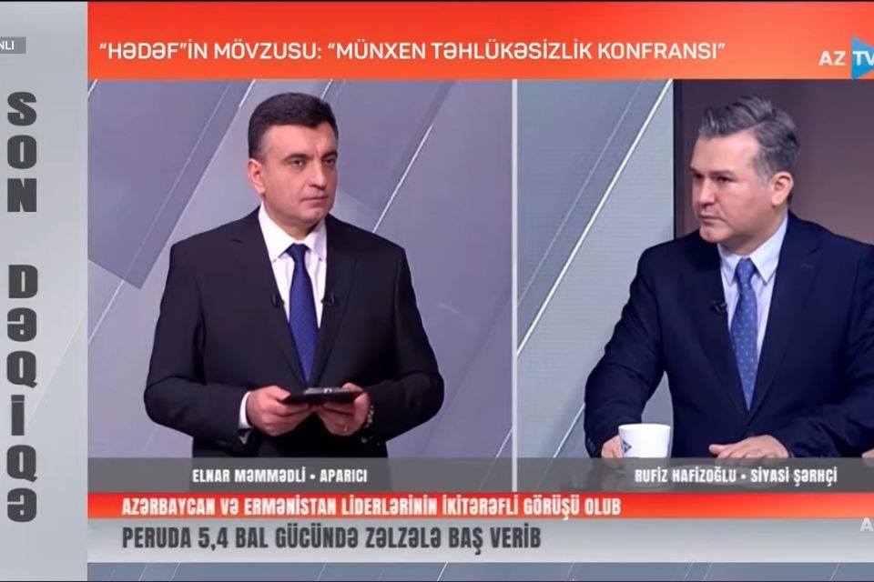 Ermənistan hökuməti ortaya konkret mövqe qoya bilmir - Rufiz Hafizoğlu
