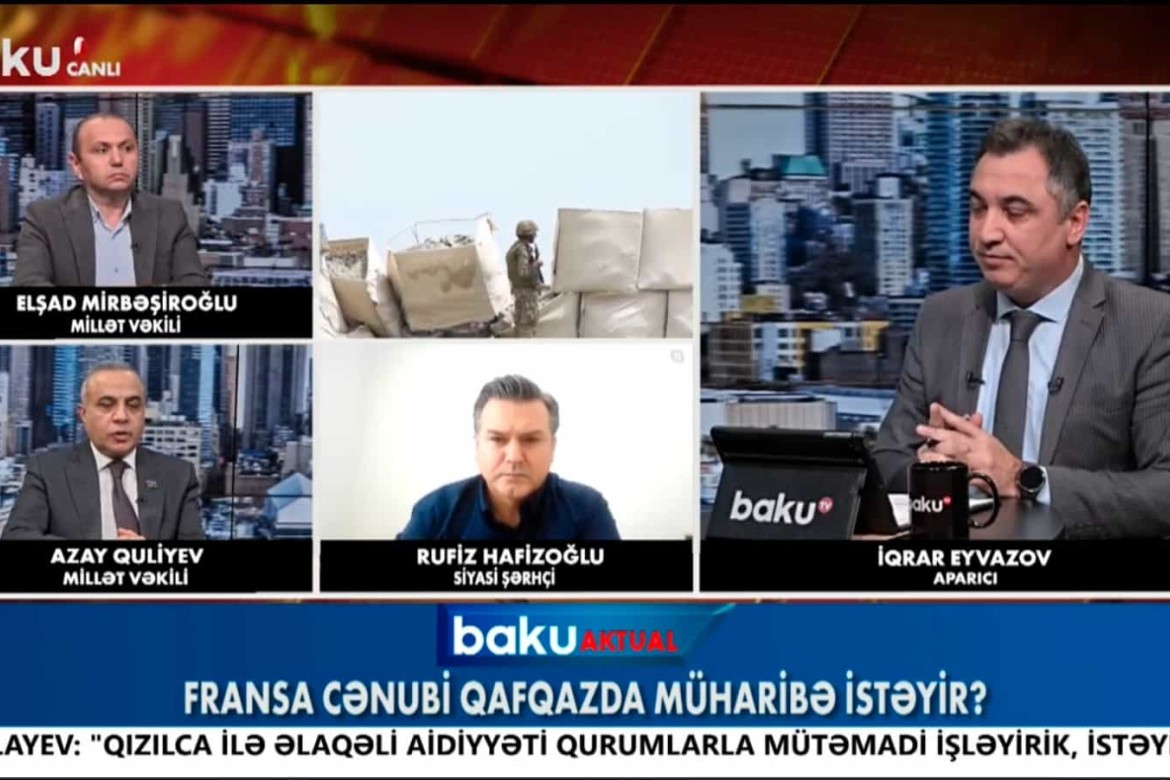 Qərbin Ermənistana dəstəyi xristian həmrəyliyinin göstəricisidir - Rufiz Hafizoğlu