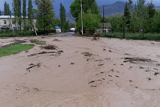Qırğızıstanda sel təhlükəsi var
