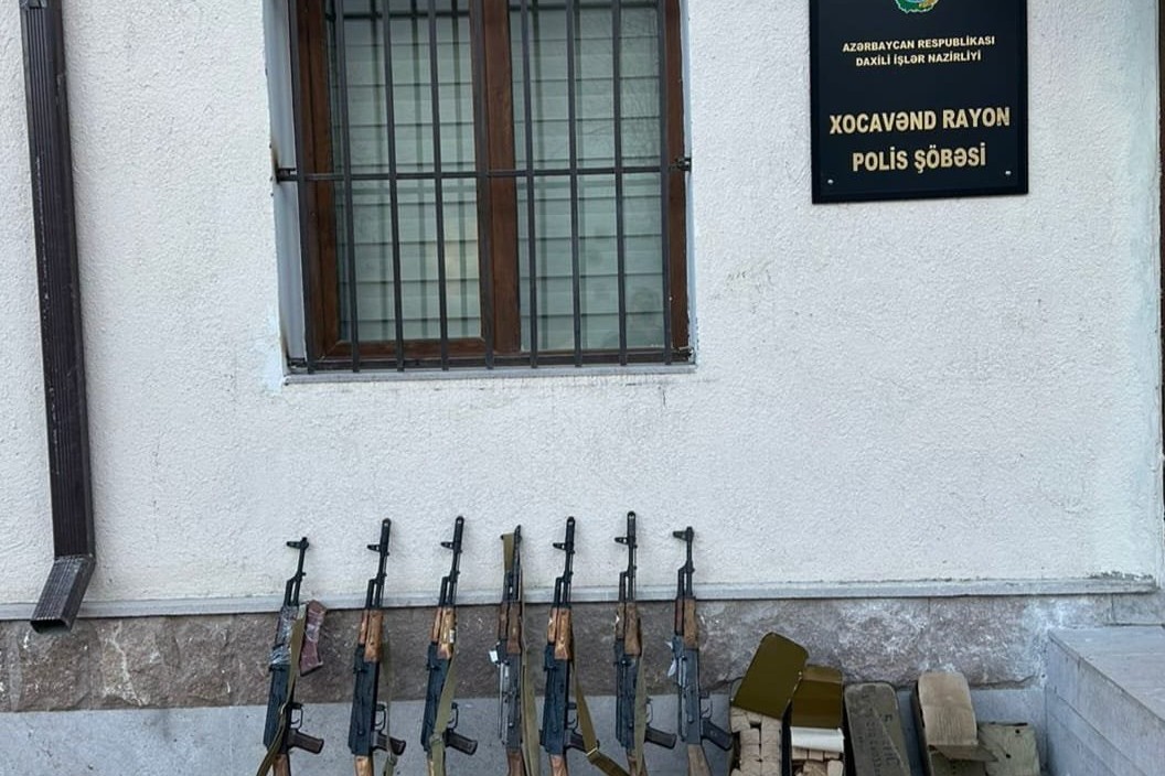 Xocavənddə xeyli sayda silah-sursat aşkarlanıb