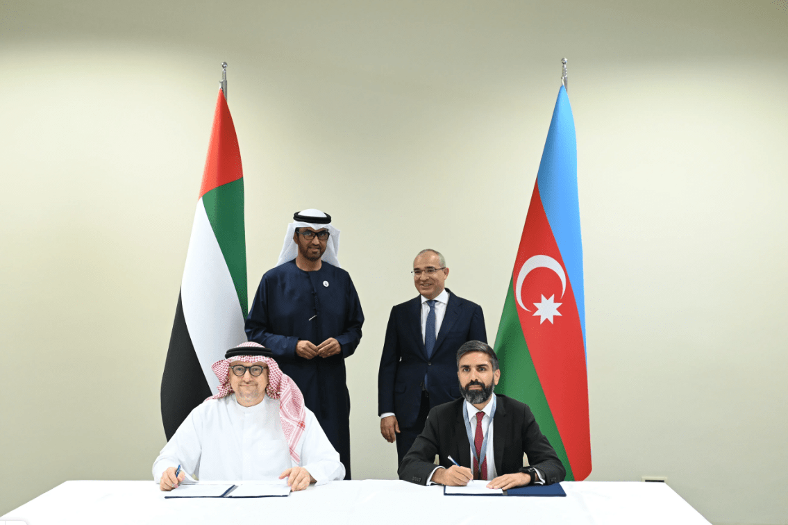 Bakı Enerji Həftəsi çərçivəsində SOCAR və “Masdar” şirkəti arasında üç layihə üzrə Səhmdarlar Sazişləri imzalanıb