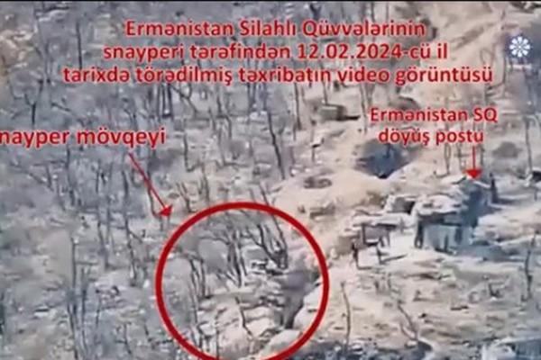 Ermənistan silahlı qüvvələri mövqelərimizi atəşə tutub - Bir hərbçi yaralanıb
