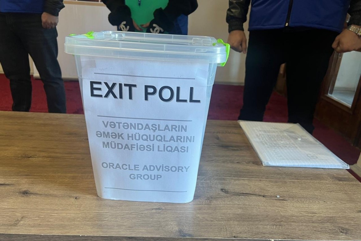 “Rəy” Monitorinq Mərkəzi saat 16:00-a qədər olan "exit-poll" nəticəsini açıqlayıb