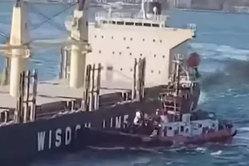 Türkiyədə iki yük gəmisi toqquşub