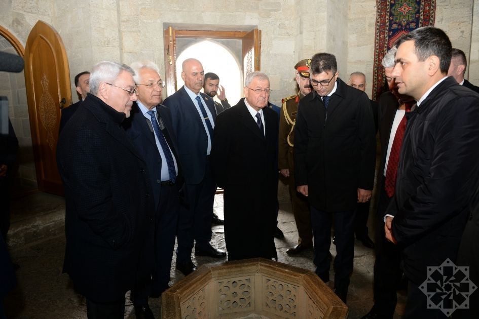 İraq prezidenti İçərişəhərlə tanış olub