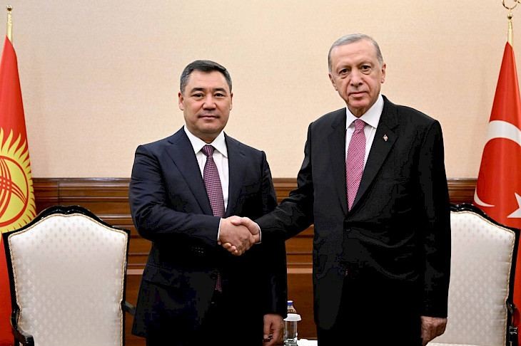 Ərdoğan və Sadır Japarov Qırğızıstan-Türkiyə ikitərəfli əməkdaşlığının aktual məsələlərini müzakirə ediblər