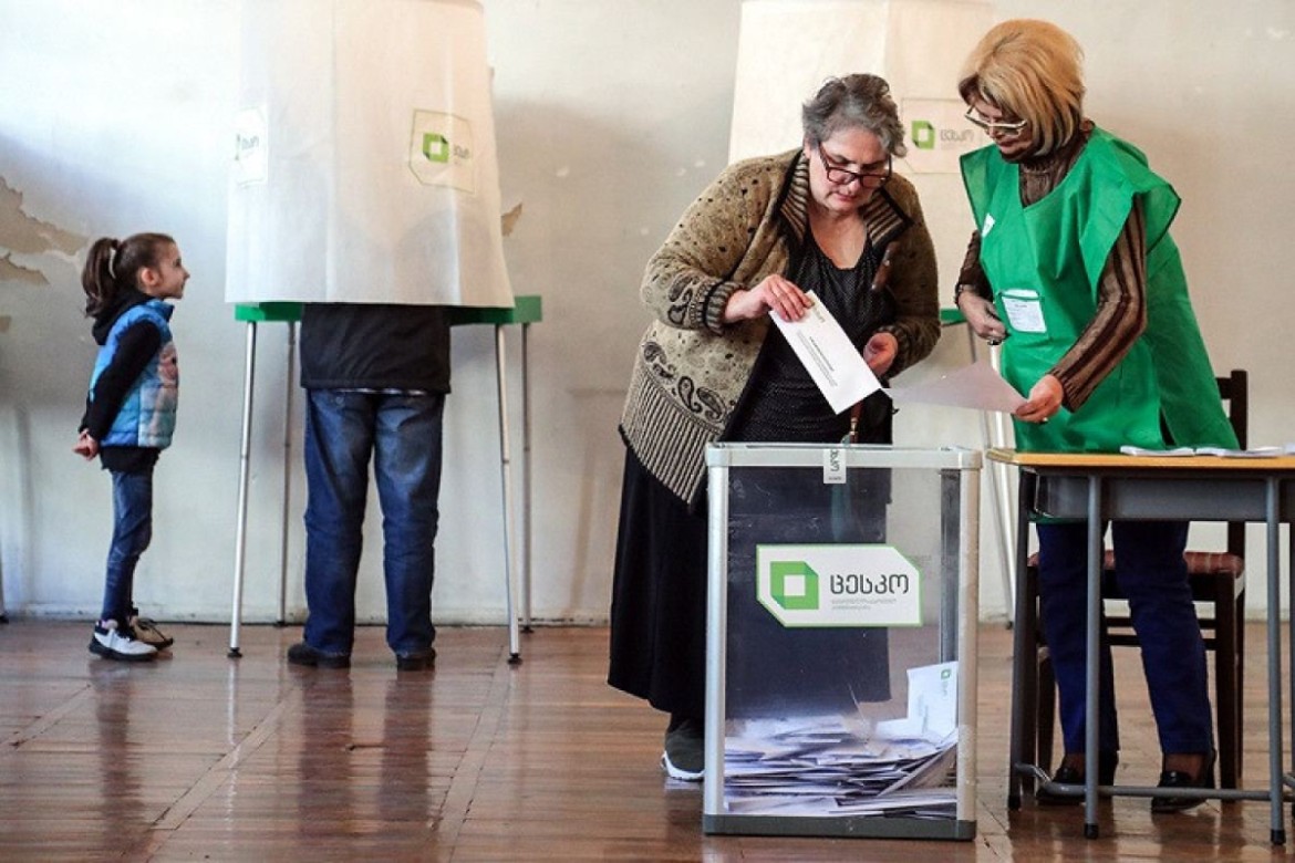 “Gürcü arzusu” seçkilərdə 56,1% səs toplayıb - “exit-poll”