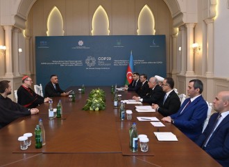 Əli Əsədov Dini Liderlərin Qlobal Sammitinin iştirakçıları ilə görüşlər keçirib