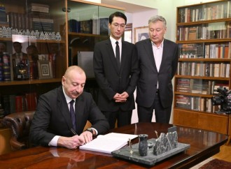 Bişkekdə Prezident İlham Əliyevə “Çingiz Aytmatov” ordeni təqdim edilib