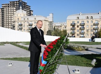 Azərbaycan Respublikasının Prezidenti İlham Əliyev, Birinci xanım Mehriban Əliyeva Bakıda Zəfər parkının açılışında iştirak ediblər