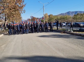 Xankəndidə Zəfər Günü münasibətilə yürüş keçirilir