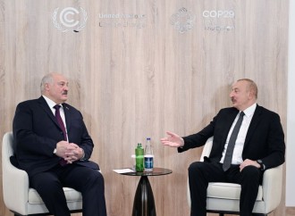 Prezident İlham Əliyev Belarus Prezidenti ilə görüşüb