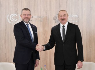 Prezident İlham Əliyev Slovakiya Prezidenti ilə görüşüb