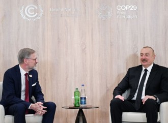 Prezident İlham Əliyev Çex Respublikasının Baş naziri ilə görüşüb