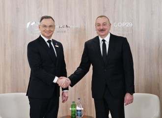Prezident İlham Əliyev Polşa Prezidenti ilə görüşüb