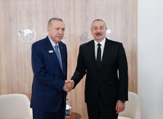 Prezident İlham Əliyev Türkiyə Prezidenti ilə görüşüb