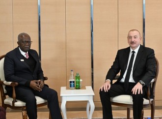 Prezident İlham Əliyev Qabonun vitse-prezidenti ilə görüşüb