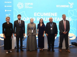 Heydər Əliyev Fondunun vitse-prezidenti Leyla Əliyeva COP29 çərçivəsində “Ecumene” Qlobal Forumunun plenar iclasında iştirak edib