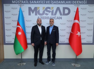 MÜSİAD İdarə Heyətinin üzvü Altuğ Karataş və “MÜSİAD İnvest”in sədri Serhat Kısakürek MÜSİAD Azərbaycan mərkəzini ziyarət edib