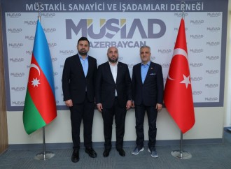MÜSİAD İdarə Heyətinin üzvü Altuğ Karataş və “MÜSİAD İnvest”in sədri Serhat Kısakürek MÜSİAD Azərbaycan mərkəzini ziyarət edib