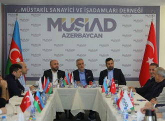 MÜSİAD İdarə Heyətinin üzvü Altuğ Karataş və “MÜSİAD İnvest”in sədri Serhat Kısakürek MÜSİAD Azərbaycan mərkəzini ziyarət edib