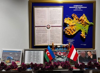 Aktauda təyyarə qəzası qurbanlarının xatirəsinə Zalsburqdakı Azərbaycan Evində xatirə guşəsi düzəldilib