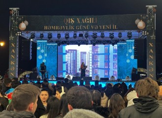 Xakəndidə Həmrəylik Günü və Yeni il münasibətilə konsert keçirilib