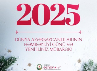 Prezident İlham Əliyev Dünya Azərbaycanlılarının Həmrəyliyi Günü ilə əlaqədar paylaşım edib