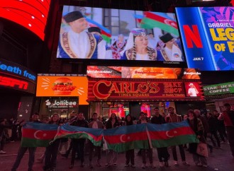 ABŞ-nin “Times” meydanında Dünya Azərbaycanlılarının Həmrəyliyi Günü aksiyası keçirilib