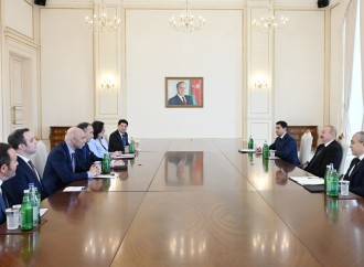 Prezident İlham Əliyev İsrail İqtisadi Forumunun həmtəsisçisi və idarə heyətinin üzvünü qəbul edib