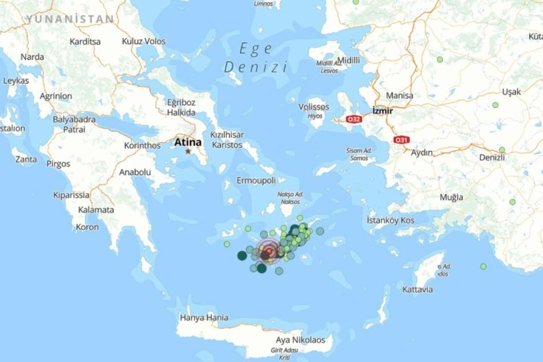 Egey dənizində seysmik aktivliyə görə Niyoz adasında fövqəladə vəziyyət elan edilib
